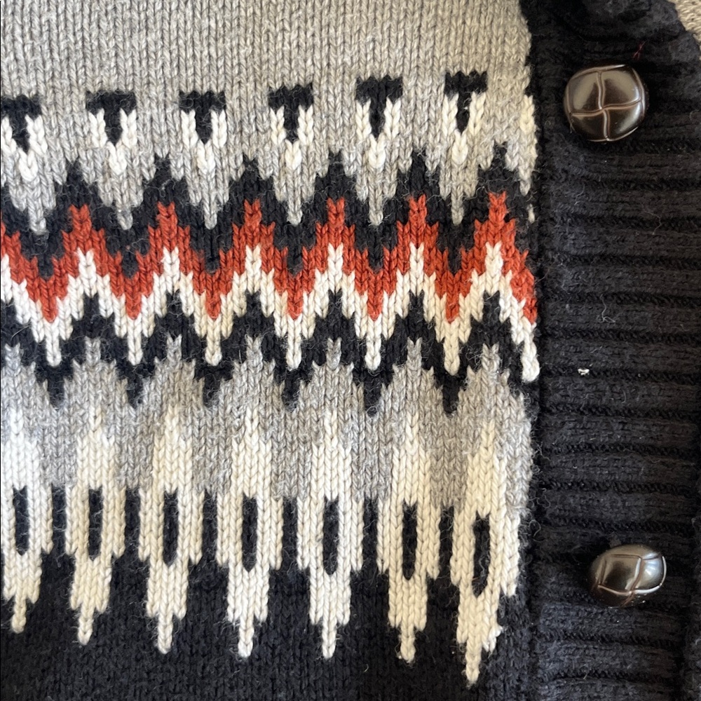 Janie and Jack Boys Fair Isle Cardigan - Picture 3 of 4